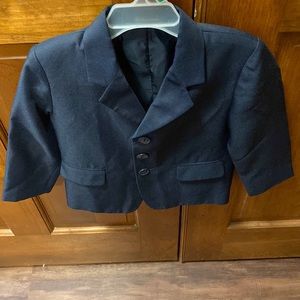 Navy blazer; boys 4T